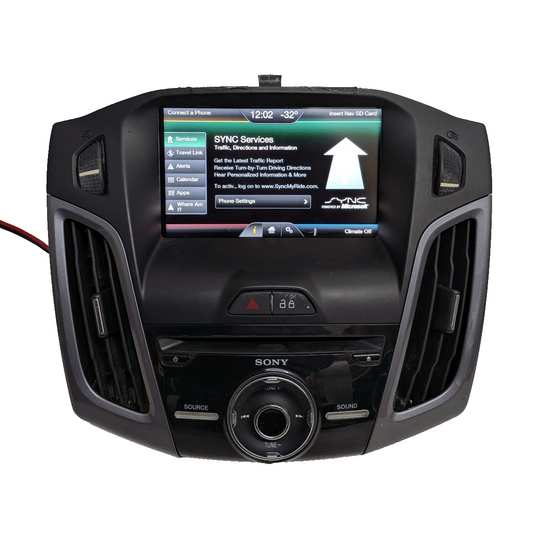 12 13 14  Ford Focus Navigation Sync 2 Radio Bezel 8" Touch Screen Dispay