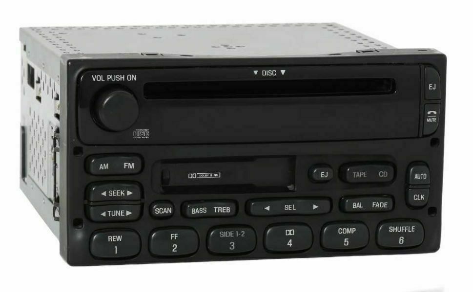 98 99 00 01  Ford Mustang Ranger F250 Explorer Mercury Radio Cassette CD Player