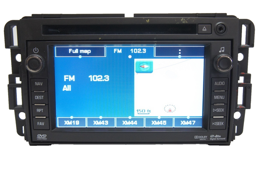 2011-2012 GM Yukon Sierra Chevy Tahoe Navigation Bose Radio DVD GPS 20883054