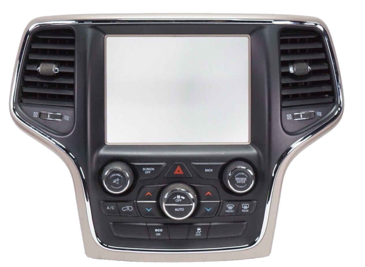 14 15 Jeep Grand Cherokee Radio Dash Bezel Climate Control  8.4" Display Screen