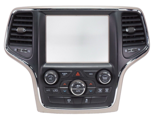 14 15 Jeep Grand Cherokee Radio Dash Bezel Climate Control  8.4" Display Screen