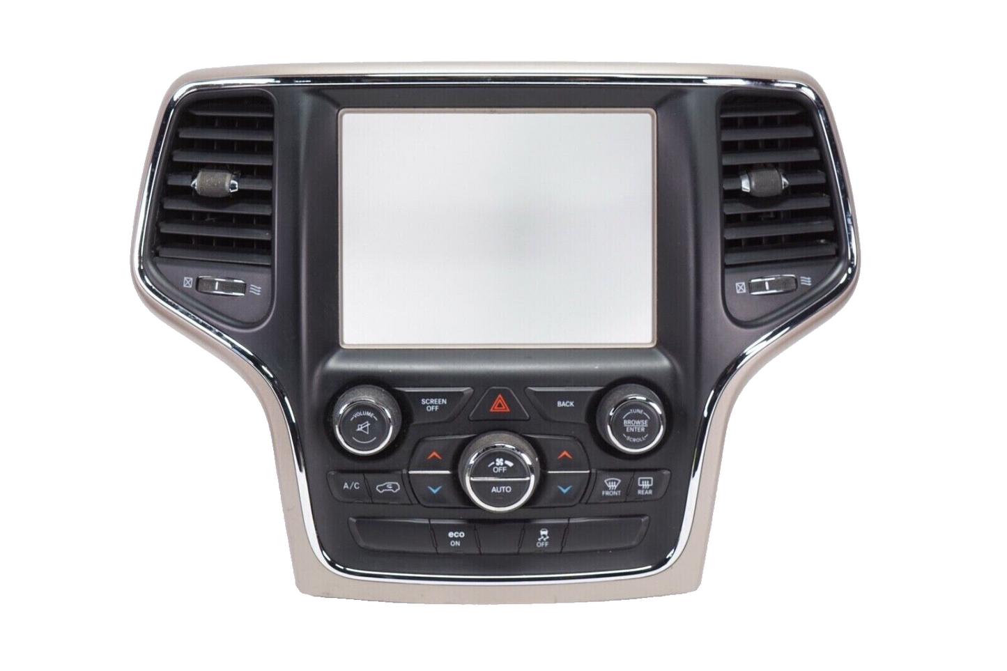 14 15 Jeep Grand Cherokee Radio Dash Bezel Climate Control  8.4" Display Screen