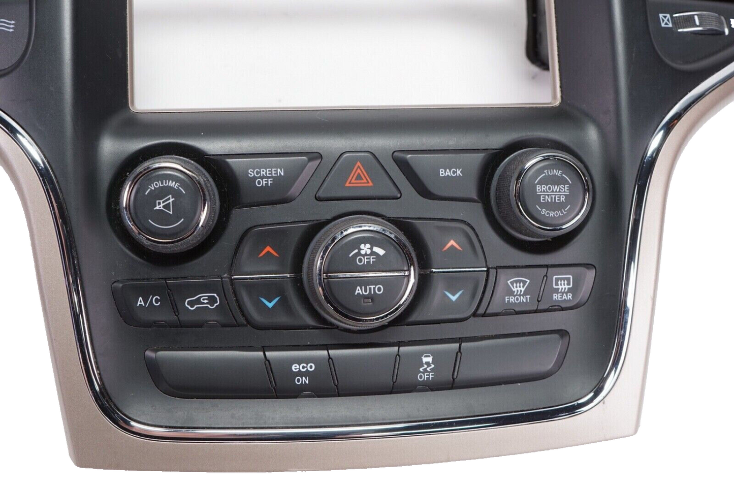 14 15 Jeep Grand Cherokee Radio Dash Bezel Climate Control  8.4" Display Screen