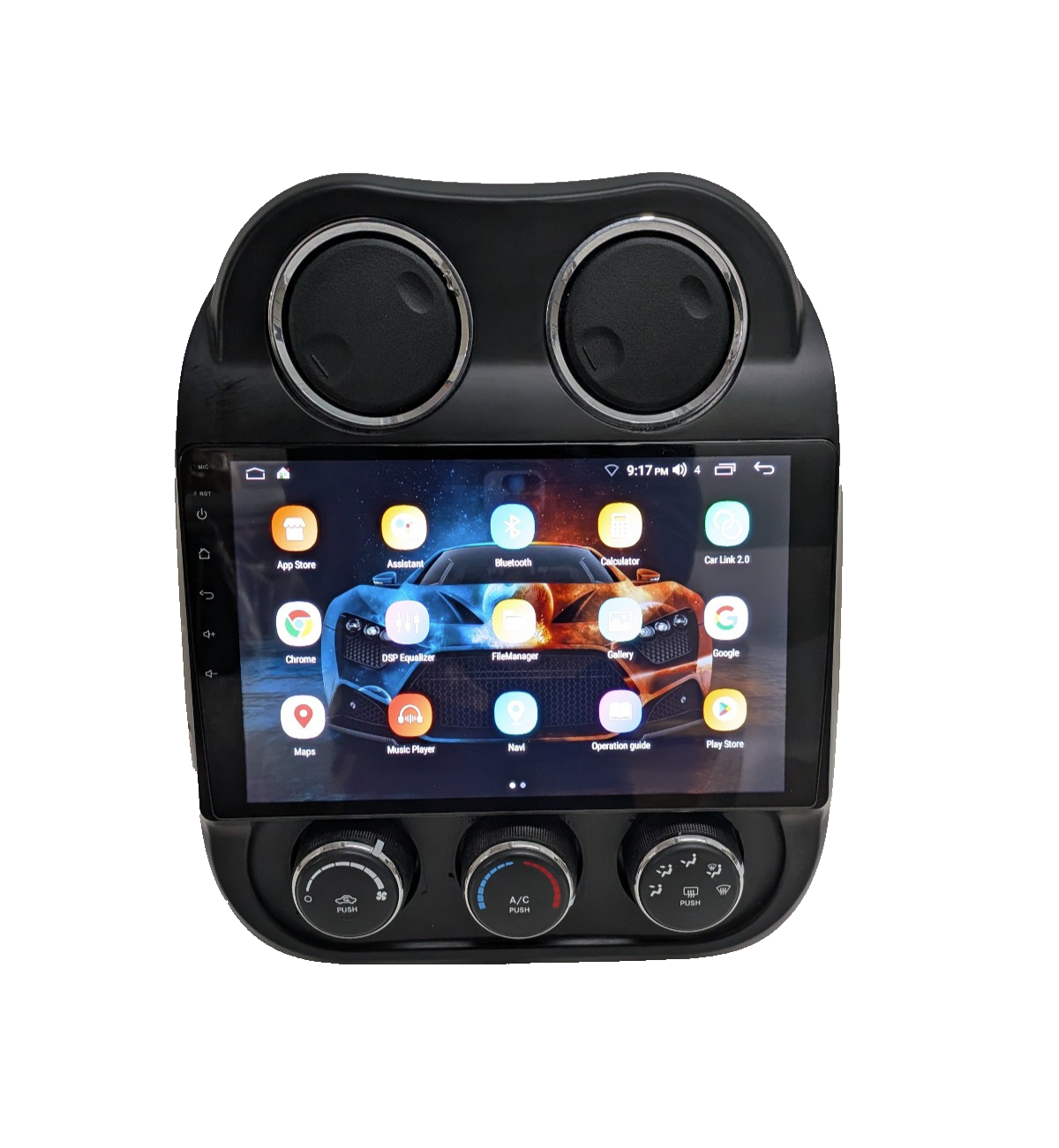2010-2016 Jeep Compass Patriot  Radio Navigation Android  Bluetooth WiFi Climate
