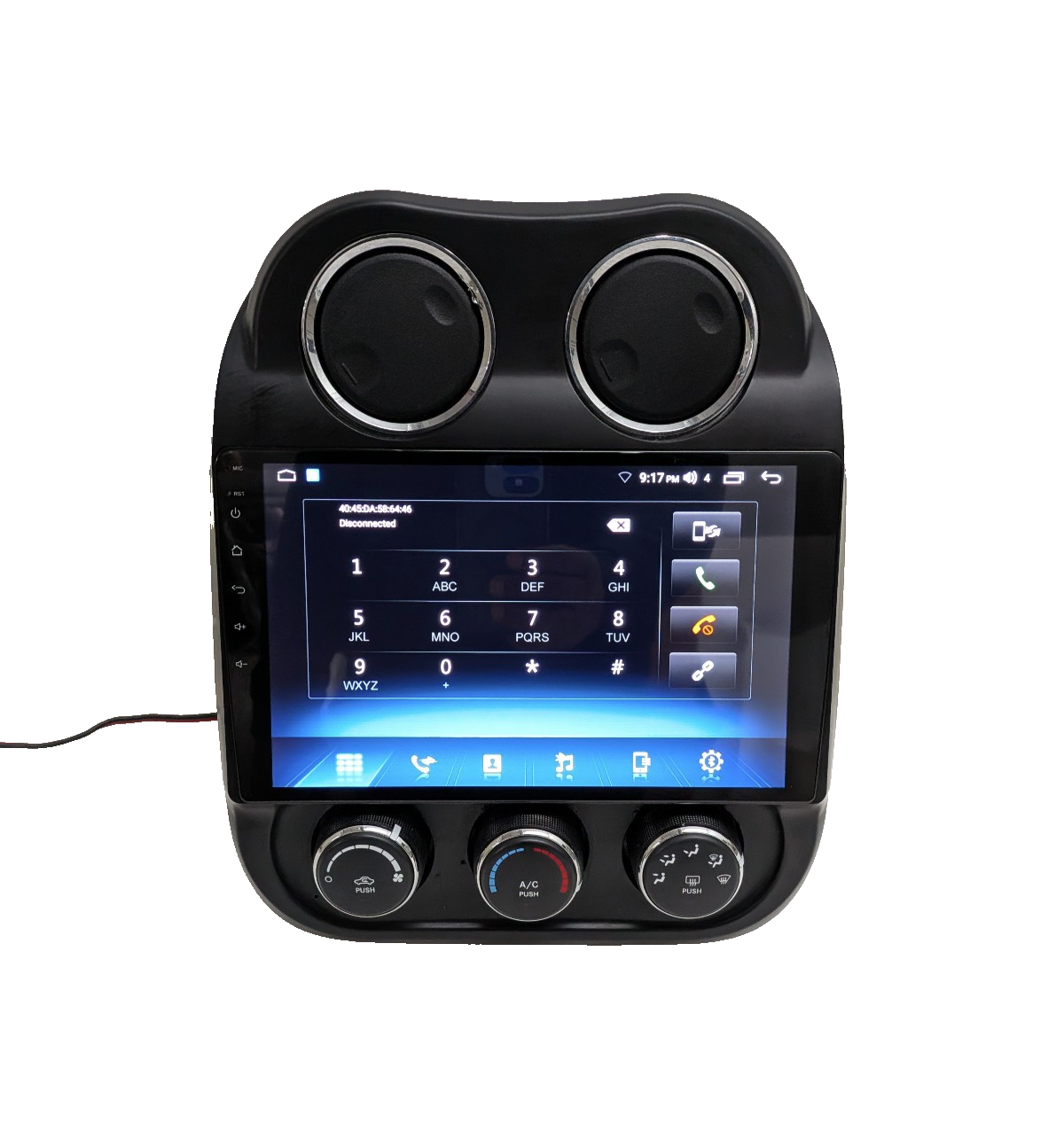 2010-2016 Jeep Compass Patriot  Radio Navigation Android  Bluetooth WiFi Climate