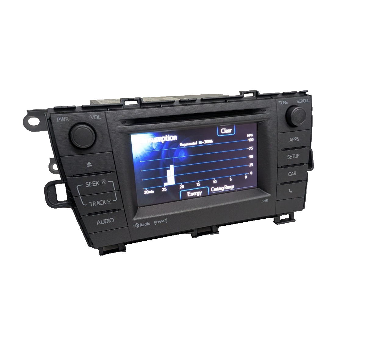12 13 14 15 Toyota Prius AM FM Radio CD Player Face ID 57032 86140-47060 OEM
