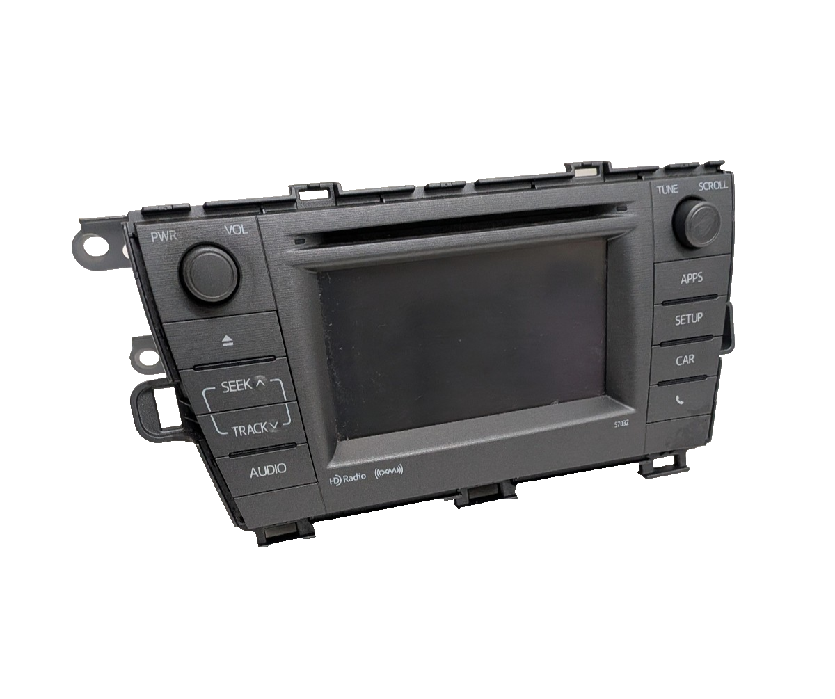 12 13 14 15 Toyota Prius AM FM Radio CD Player Face ID 57032 86140-47060 OEM