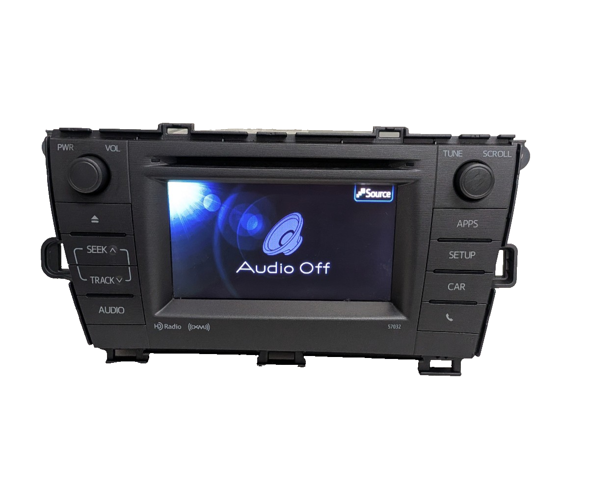 12 13 14 15 Toyota Prius AM FM Radio CD Player Face ID 57032 86140-47060 OEM