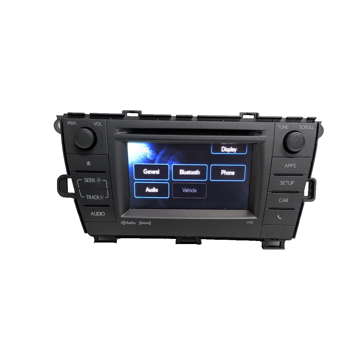 12 13 14 15 Toyota Prius AM FM Radio CD Player Face ID 57032 86140-47060 OEM