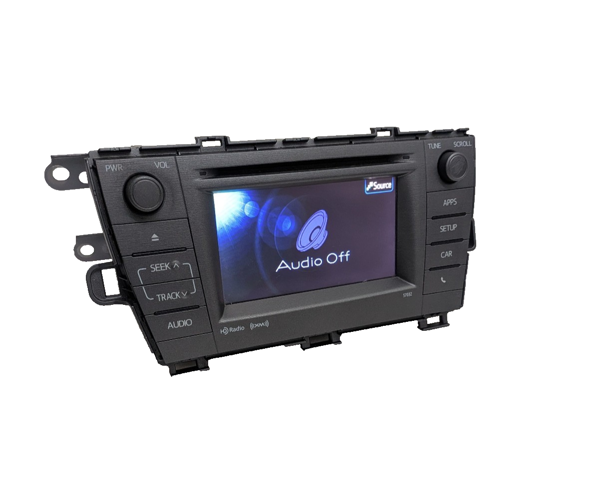 12 13 14 15 Toyota Prius AM FM Radio CD Player Face ID 57032 86140-47060 OEM