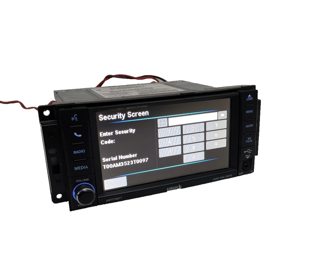 12-20 Dodge Jeep 30th Anniversary Edition RBZ Touchscreen Radio High Speed WCode