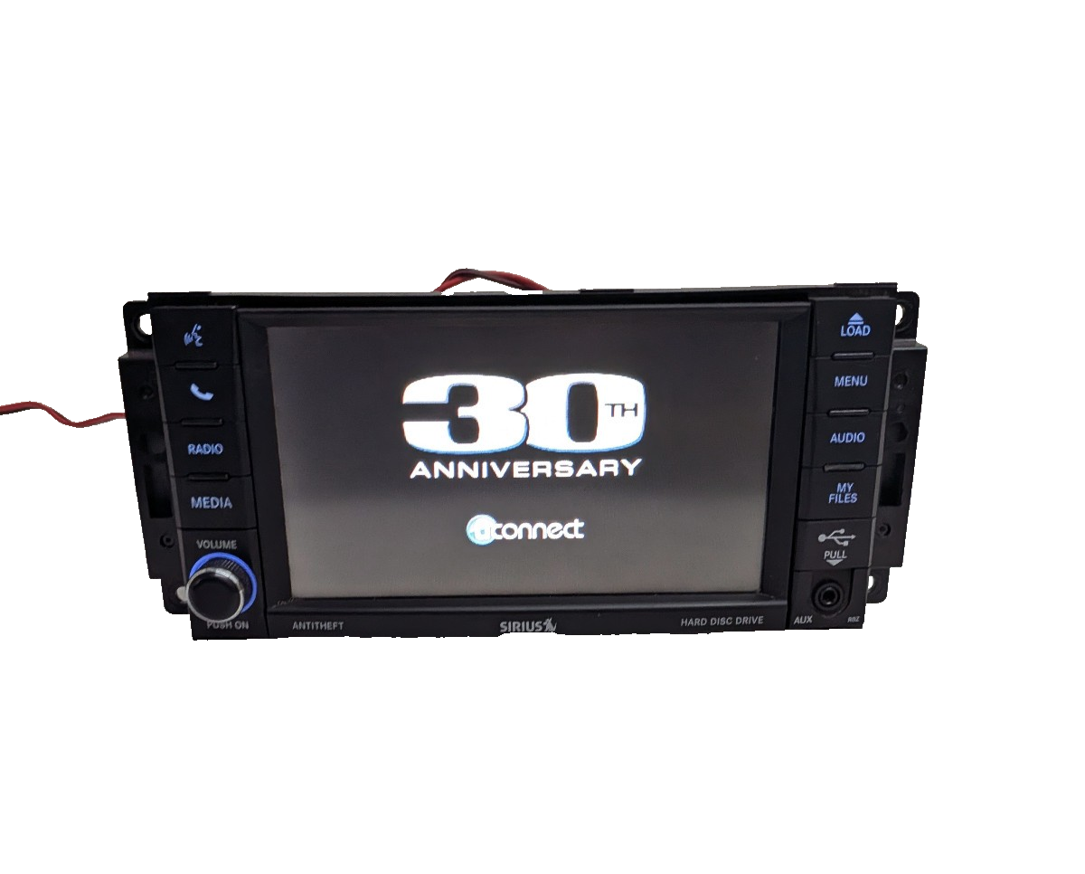 12-20 Dodge Jeep 30th Anniversary Edition RBZ Touchscreen Radio High Speed WCode