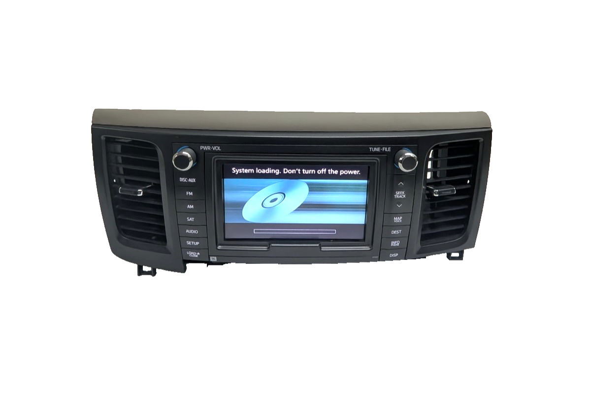 2011-2014 Toyota Sienna JBL Navigation Radio Touchscreen CD Player 86120-08250