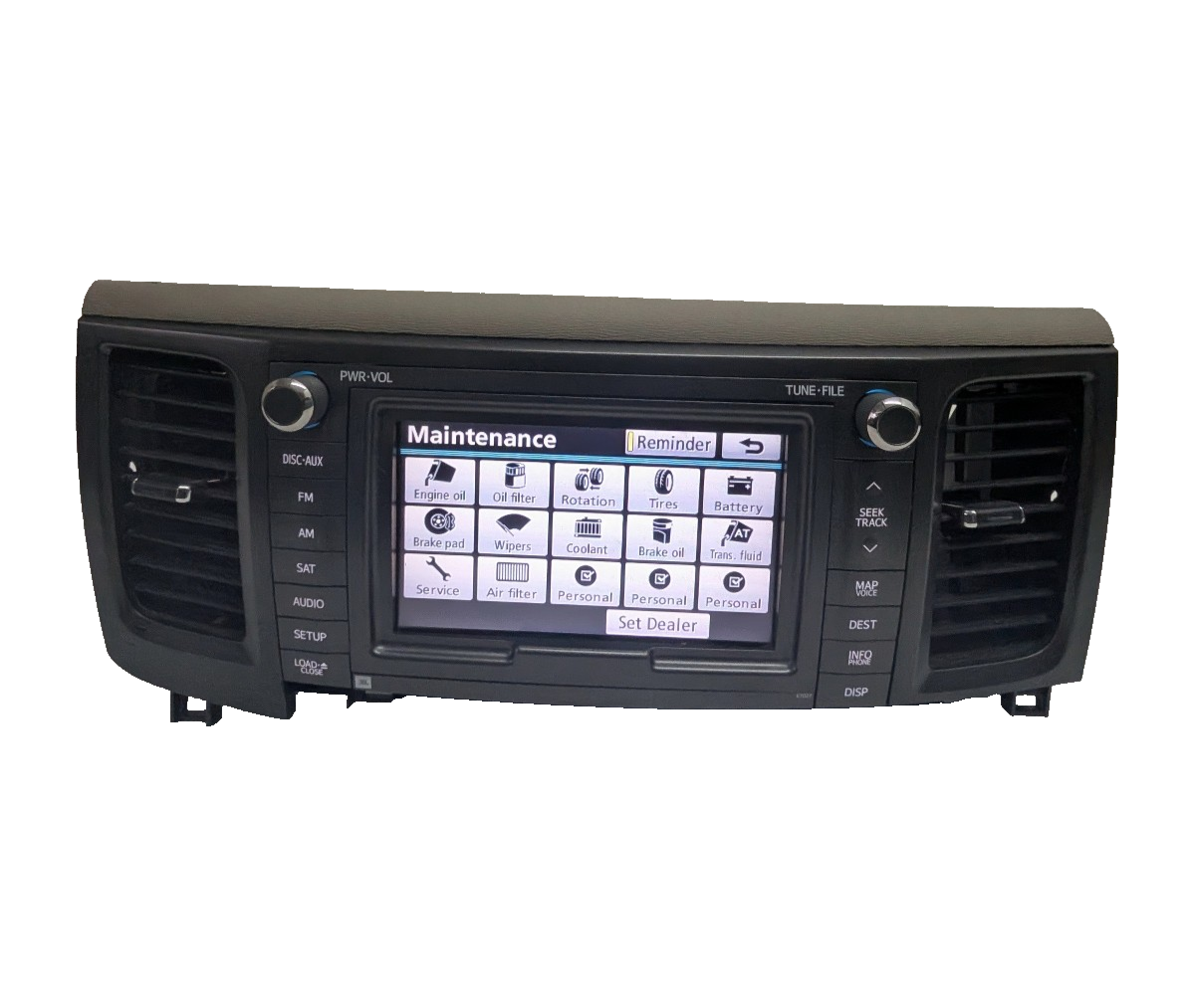 2011-2014 Toyota Sienna JBL Navigation Radio Touchscreen CD Player 86120-08250