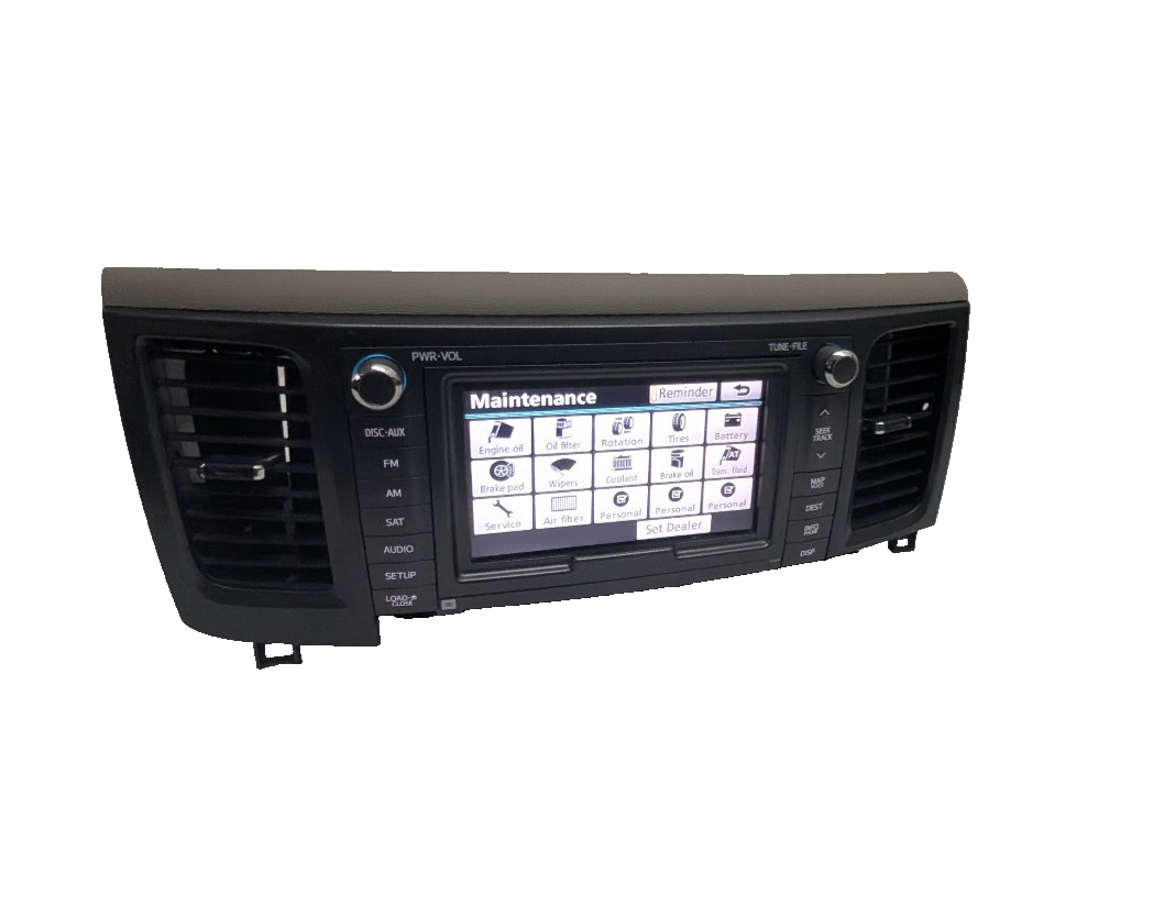 2011-2014 Toyota Sienna JBL Navigation Radio Touchscreen CD Player 86120-08250