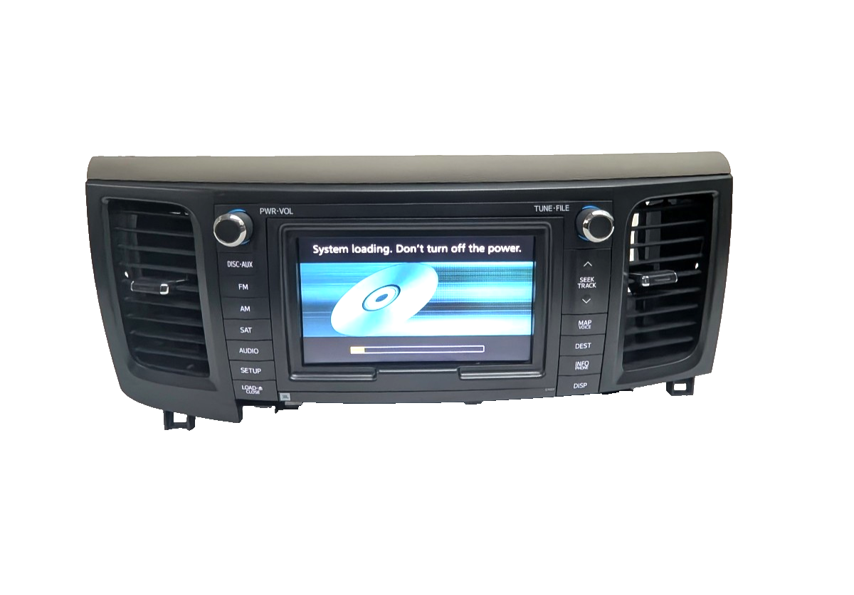 2011-2014 Toyota Sienna JBL Navigation Radio Touchscreen CD Player 86120-08250