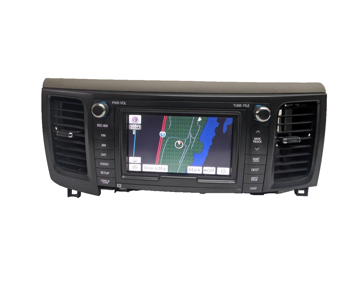 2011-2014 Toyota Sienna JBL Navigation Radio Touchscreen CD Player 86120-08250