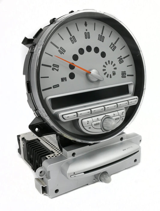 2007-2010 Mini Cooper  Alpine Boost Radio CD Player Speedometer