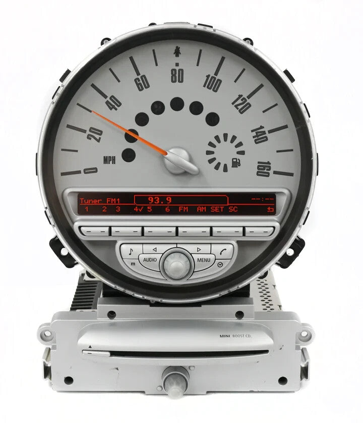 2007-2010 Mini Cooper  Alpine Boost Radio CD Player Speedometer