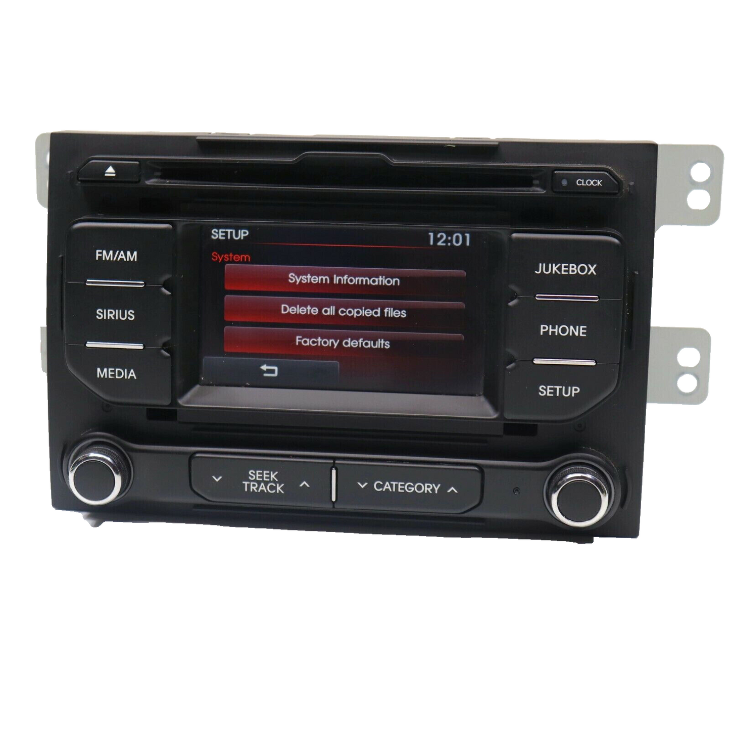 2013 2014 2015 Kia Rio UVO Radio Stereo Cd Player Display Screen 96160-1W100CA