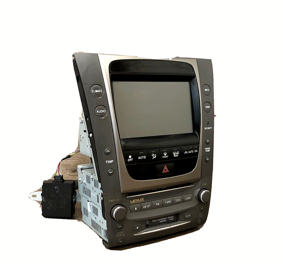 06 07 08 09 Lexus GS300 GS350 GS430 Radio CD Cassette Player Climate Control