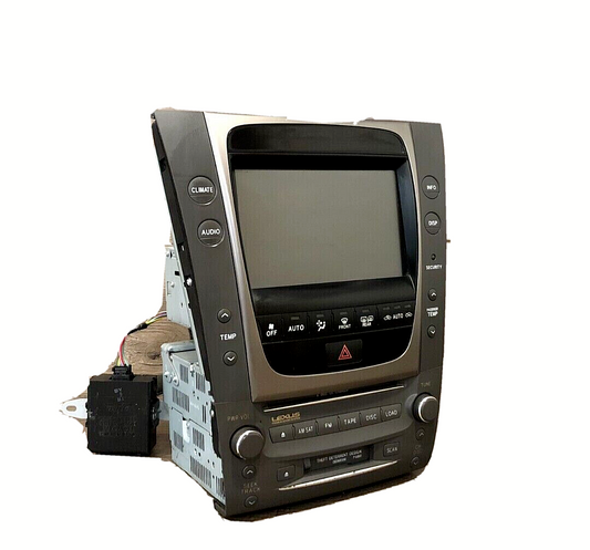 06 07 08 09 Lexus GS300 GS350 GS430 Radio CD Cassette Player Climate Control
