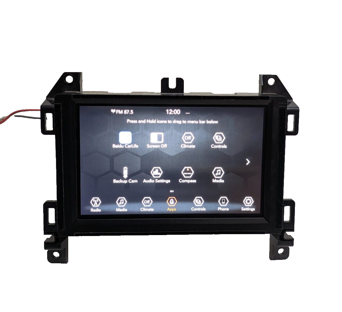 18 19 20 Jeep Wrangler 7" Touchscreen VP2 Radio Uconnect 4 Apple CarPlay Android