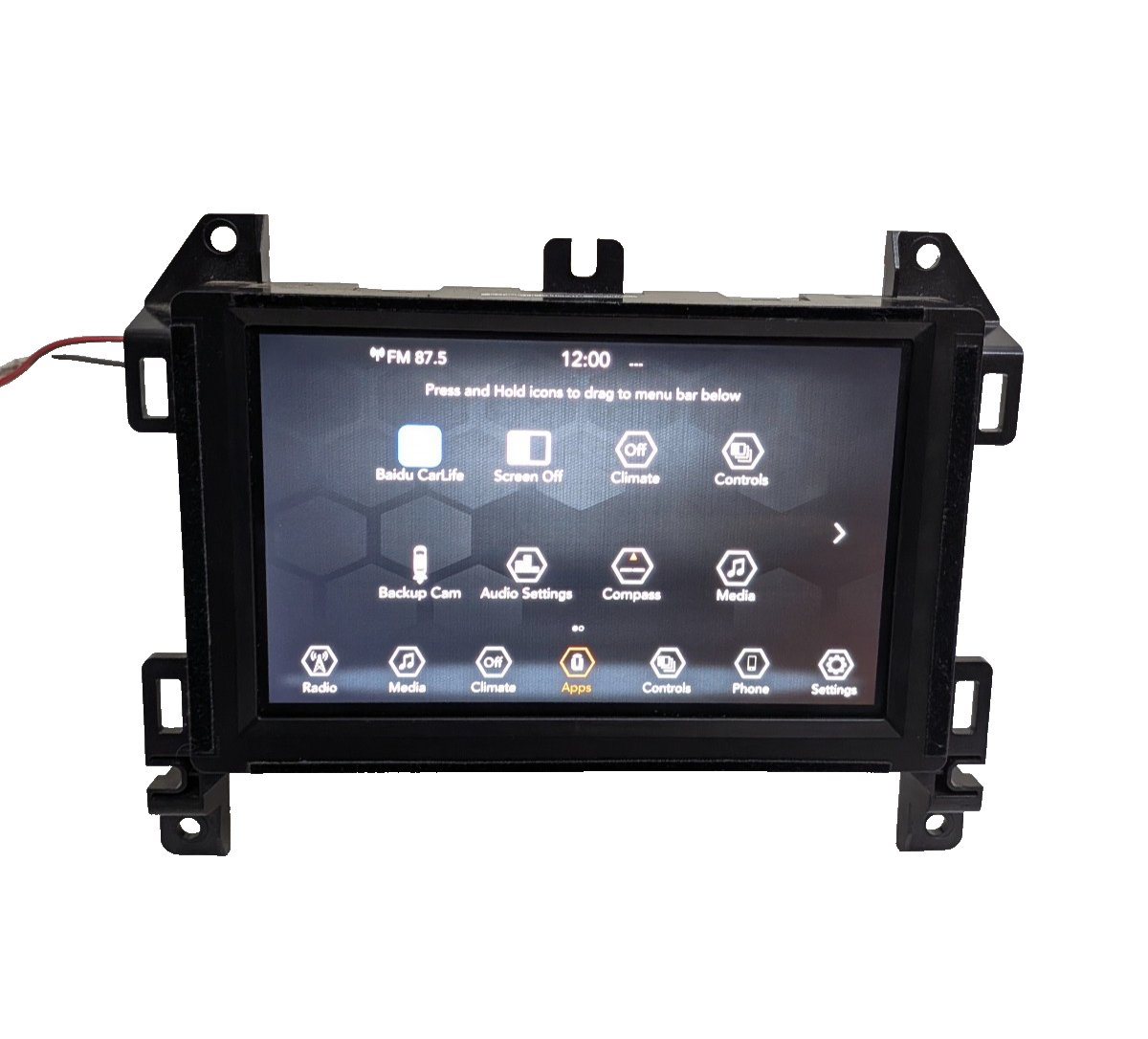 18 19 20 Jeep Wrangler 7" Touchscreen VP2 Radio Uconnect 4 Apple CarPlay Android