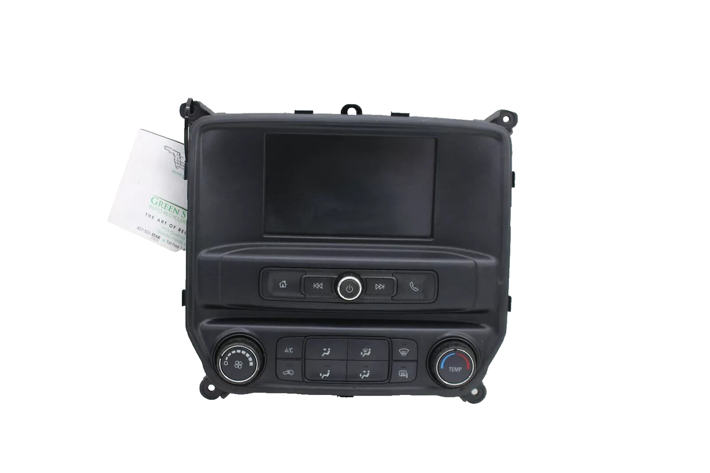 2018 Chevrolet Silverado 1500 Info Display Screen Climate Control 42578319