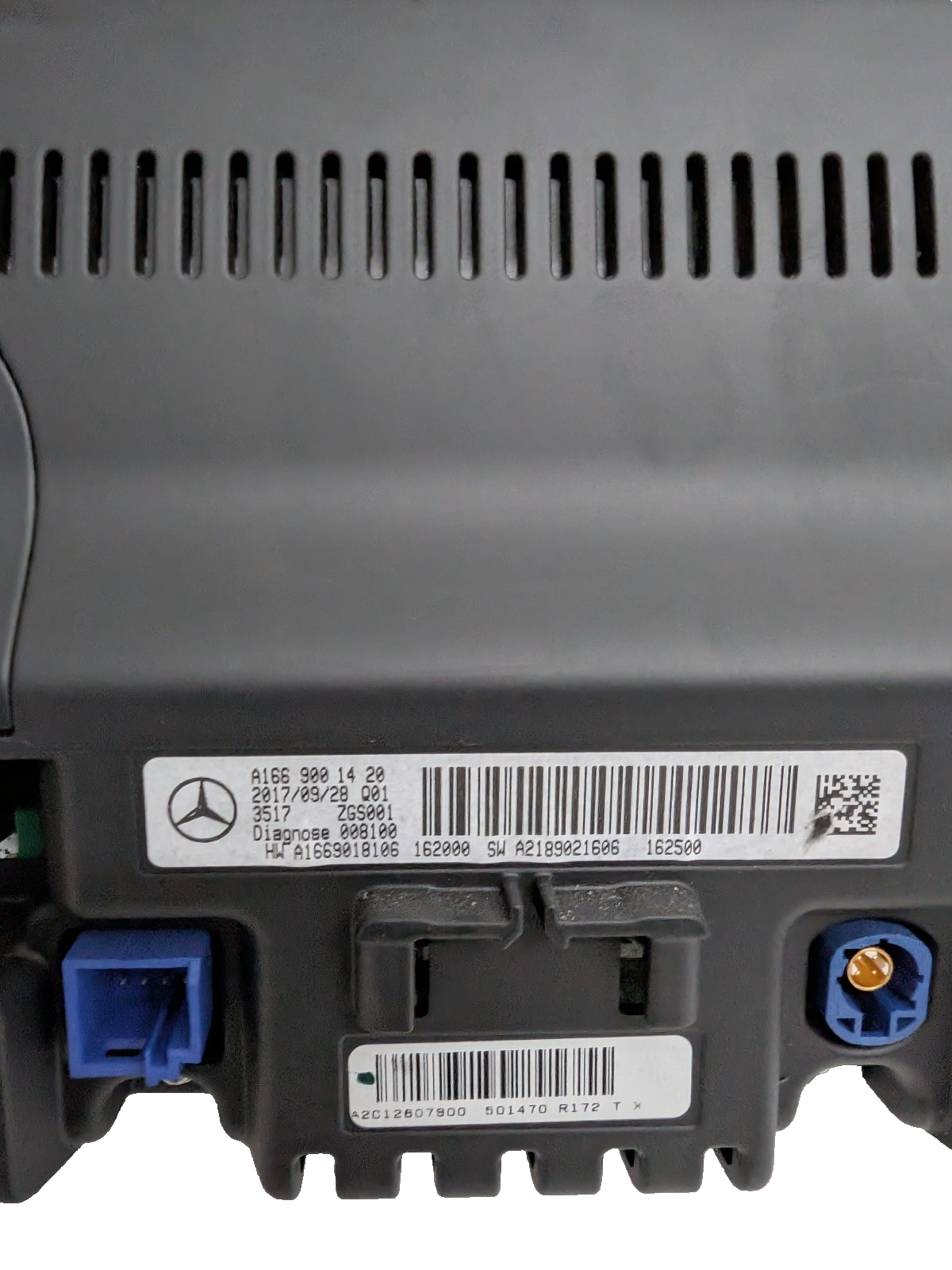 15-19 Mercedes CLA GLA GLE Central Infotainment Display Monitor Screen A16690014