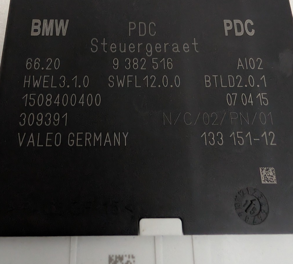 2014-2018 BMW X3 X5 X6 i3 Mini Park Distance Control PDC Assist Module 9382516