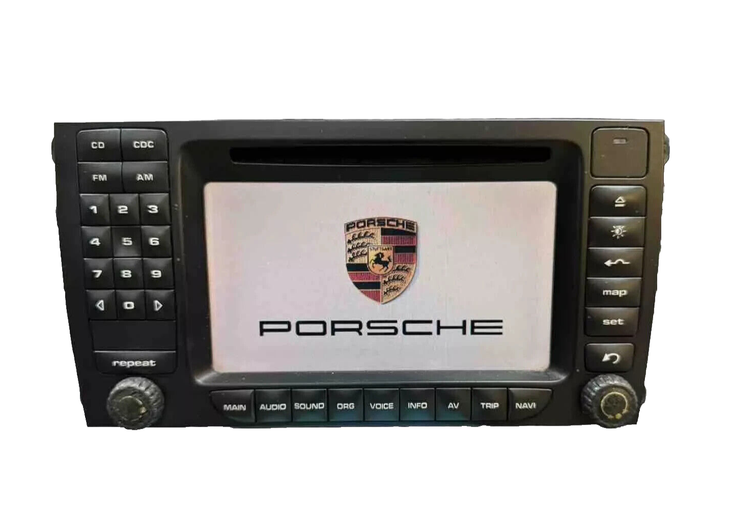03 04 05 06 07  Porsche Cayenne Radio Navigation CD Player  Display Screen