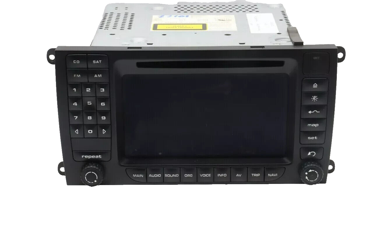 03 04 05 06 07  Porsche Cayenne Radio Navigation CD Player  Display Screen