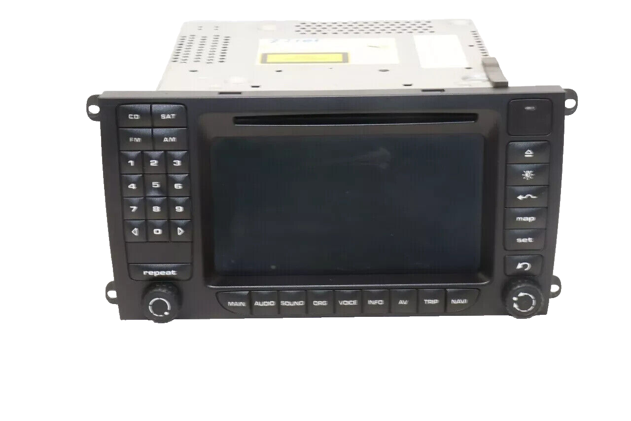03 04 05 06 07  Porsche Cayenne Radio Navigation CD Player  Display Screen