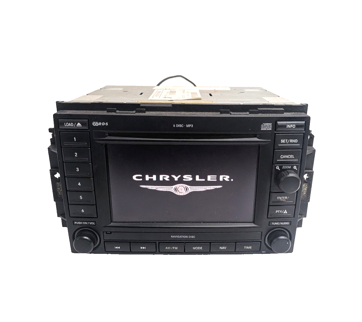 2005-2009 Jeep Chrysler Dodge REC Navigation Radio 6 CD Player OEM 05064184AE
