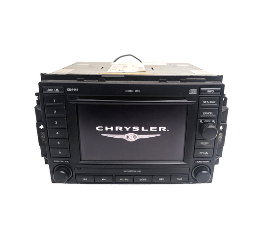 2005-2009 Jeep Chrysler Dodge REC Navigation Radio 6 CD Player OEM 05064184AE