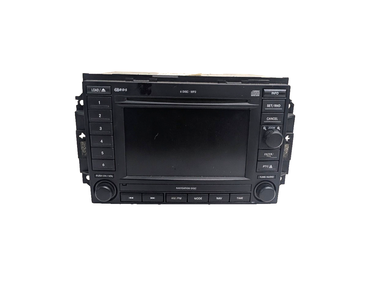 2005-2009 Jeep Chrysler Dodge REC Navigation Radio 6 CD Player OEM 05064184AE