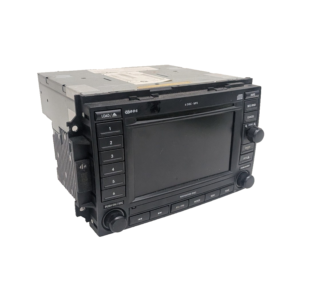 2005-2009 Jeep Chrysler Dodge REC Navigation Radio 6 CD Player OEM 05064184AE