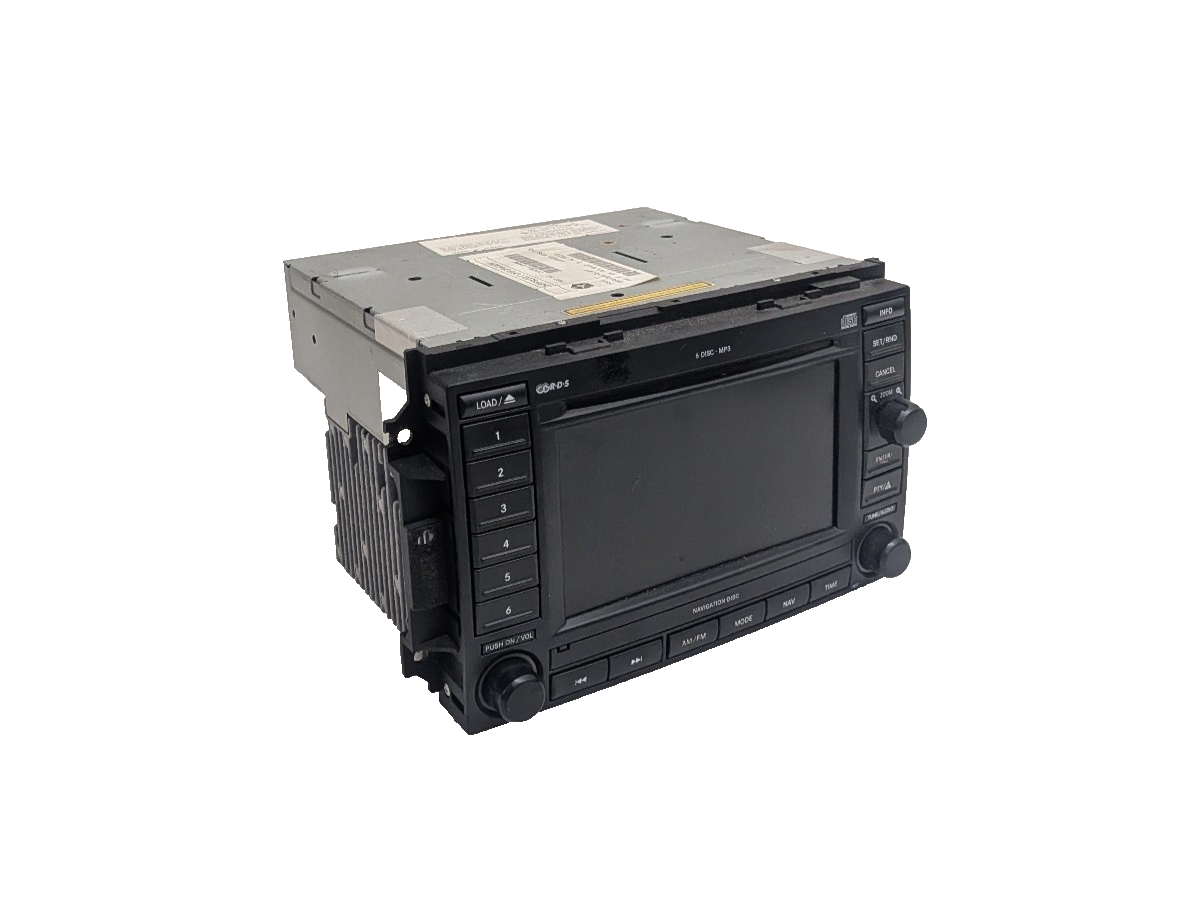 2005-2009 Jeep Chrysler Dodge REC Navigation Radio 6 CD Player OEM 05064184AE
