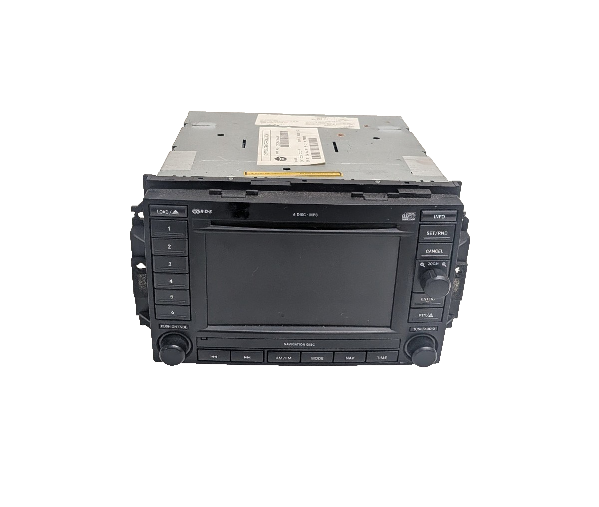 2005-2009 Jeep Chrysler Dodge REC Navigation Radio 6 CD Player OEM 05064184AE
