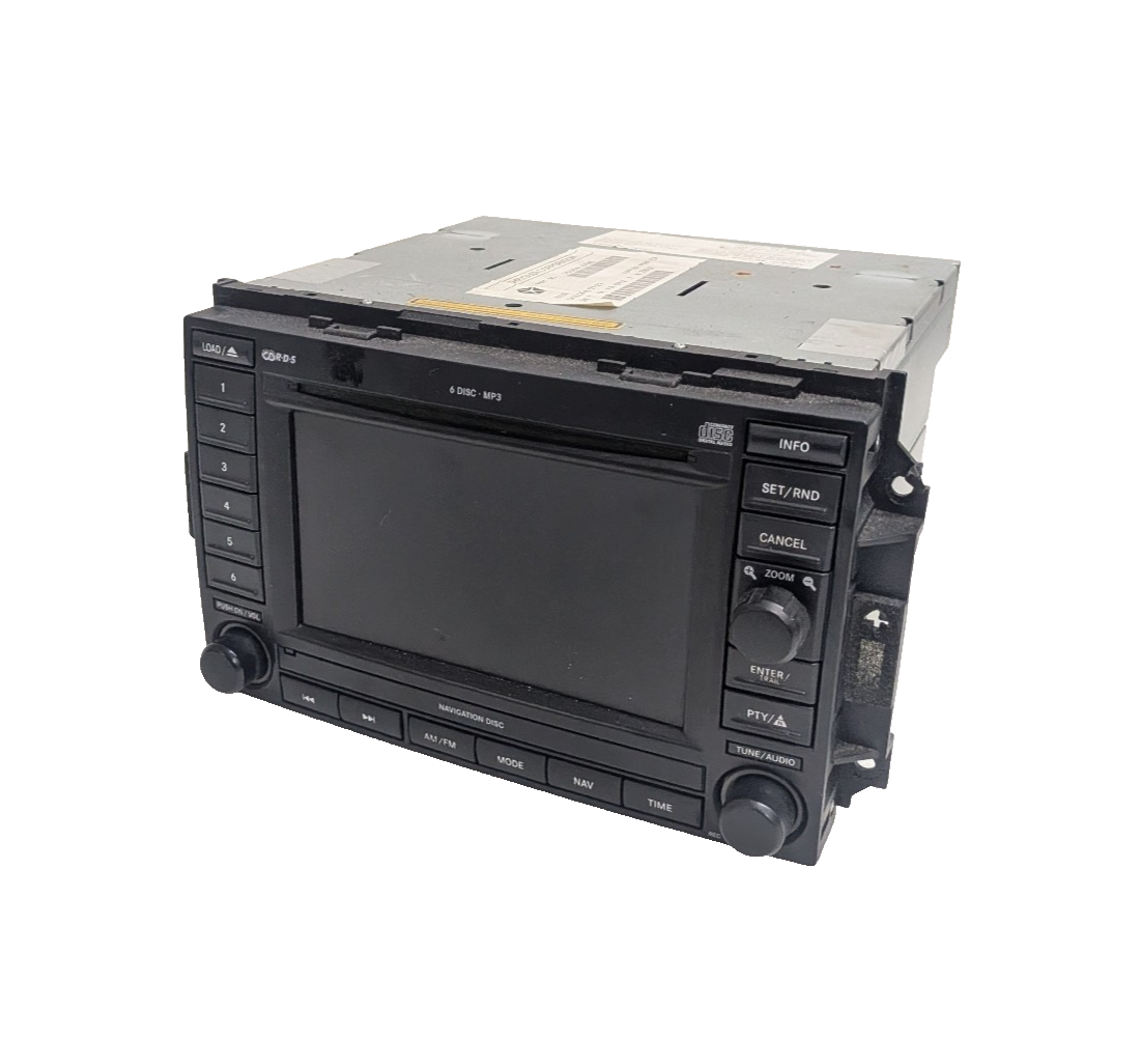 2005-2009 Jeep Chrysler Dodge REC Navigation Radio 6 CD Player OEM 05064184AE