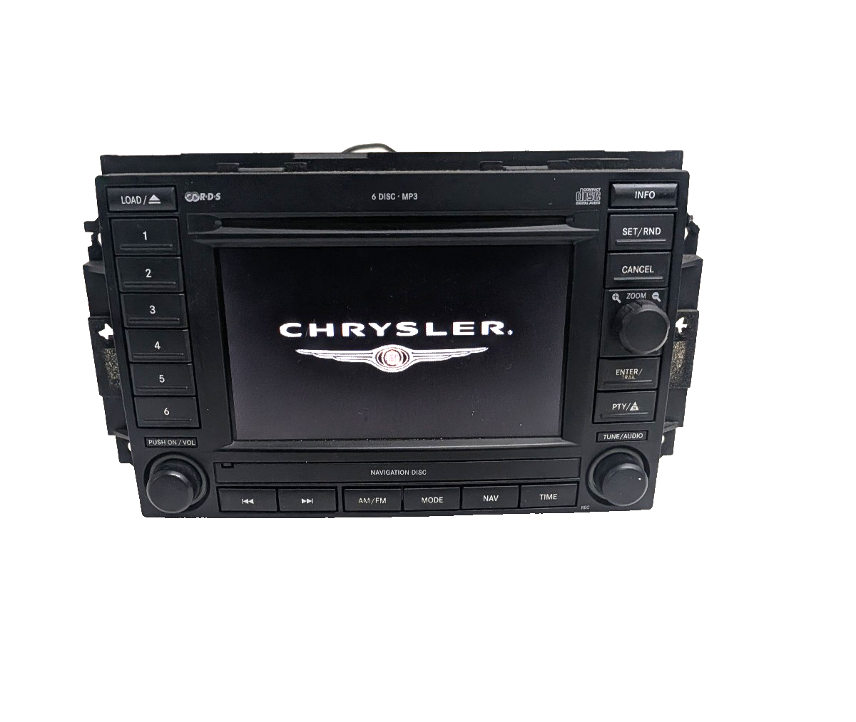 2005-2009 Jeep Chrysler Dodge REC Navigation Radio 6 CD Player OEM 05064184AE