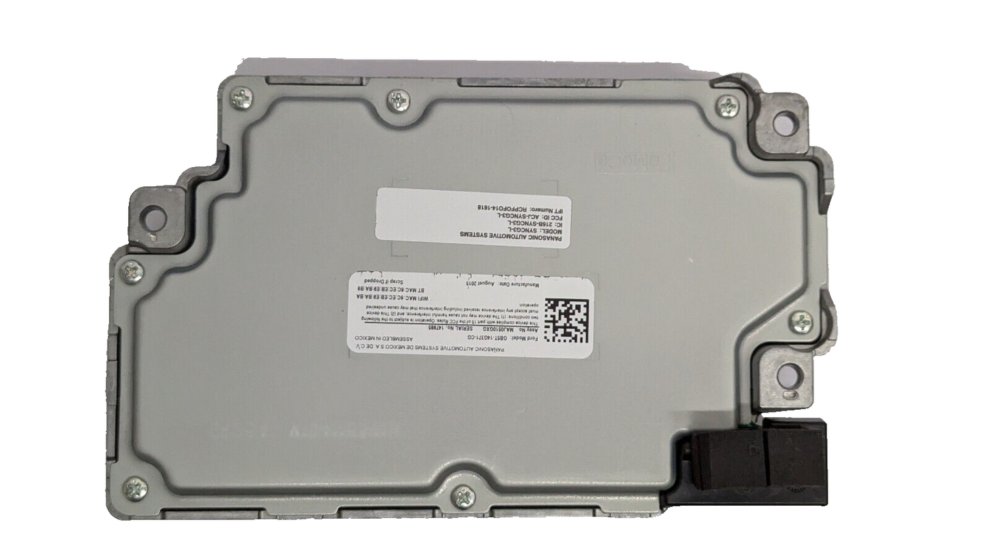 2016-2019 Ford Lincoln Escape SYNC 3 Communication Control Module GJ5T14G370CG