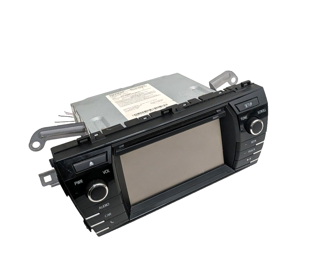2015-2016 Toyota Corolla Radio Display Receiver AM FM CD 100571 86140-02470 OEM