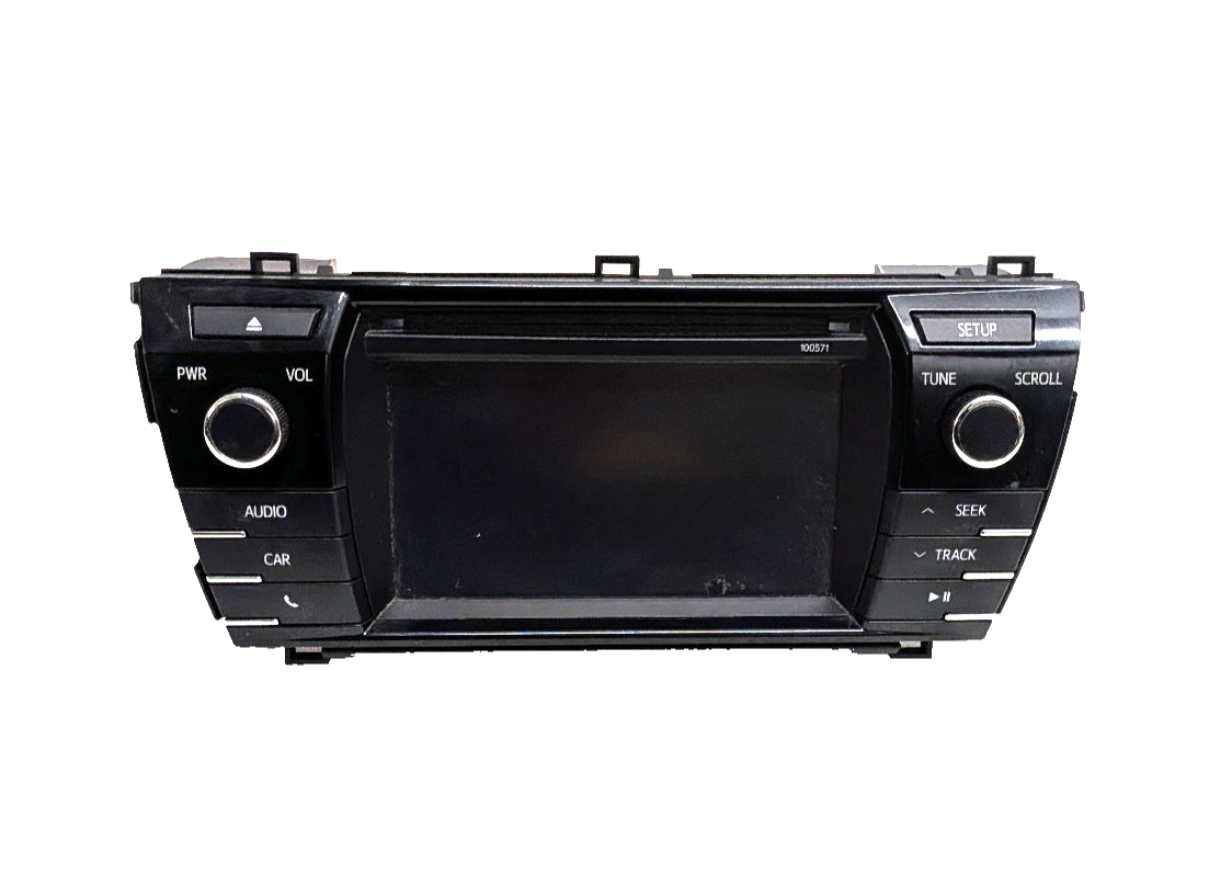 2015-2016 Toyota Corolla Radio Display Receiver AM FM CD 100571 86140-02470 OEM