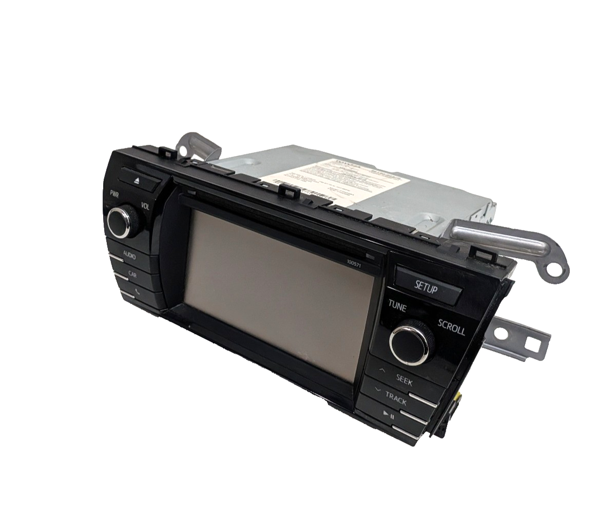 2015-2016 Toyota Corolla Radio Display Receiver AM FM CD 100571 86140-02470 OEM