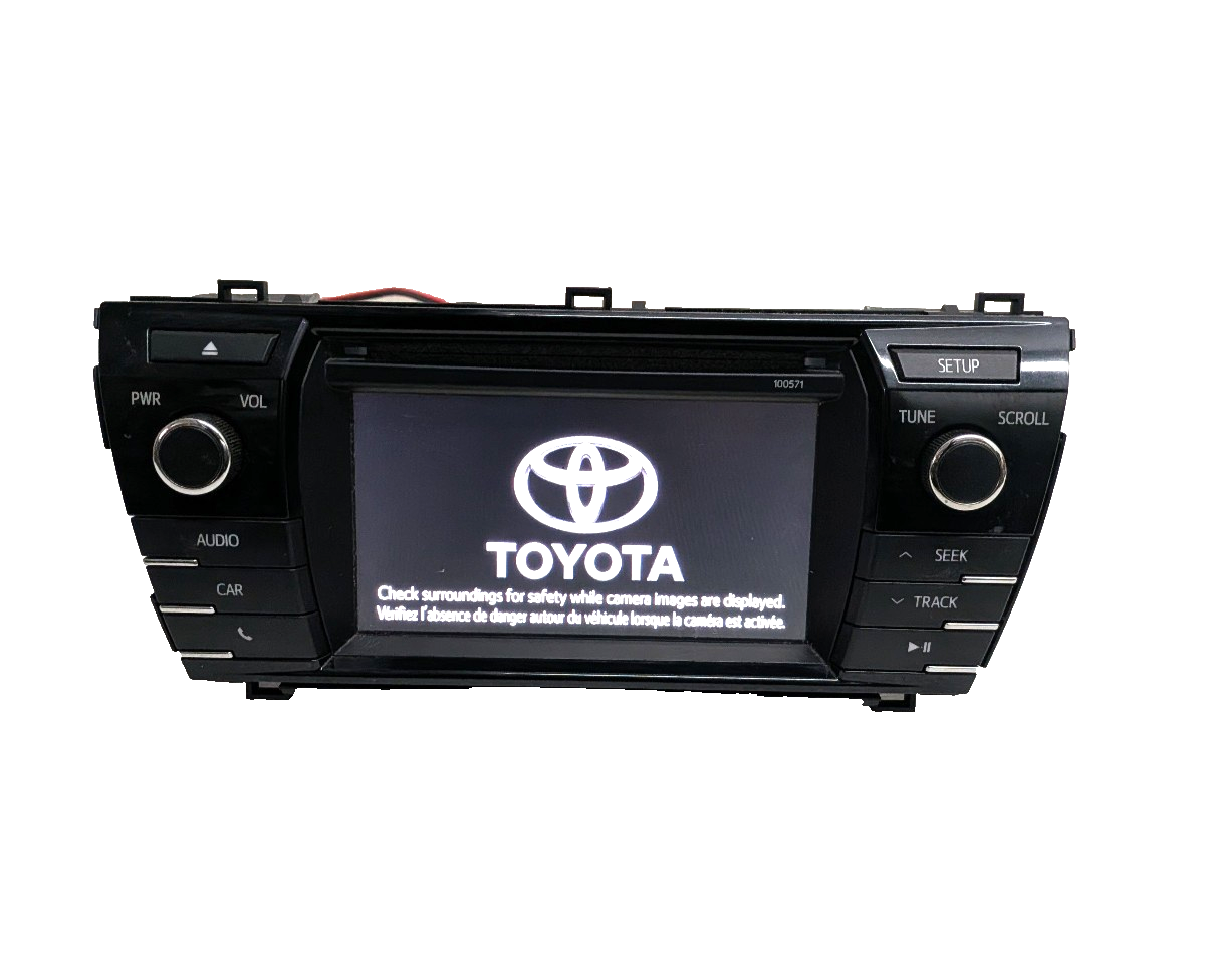 2015-2016 Toyota Corolla Radio Display Receiver AM FM CD 100571 86140-02470 OEM