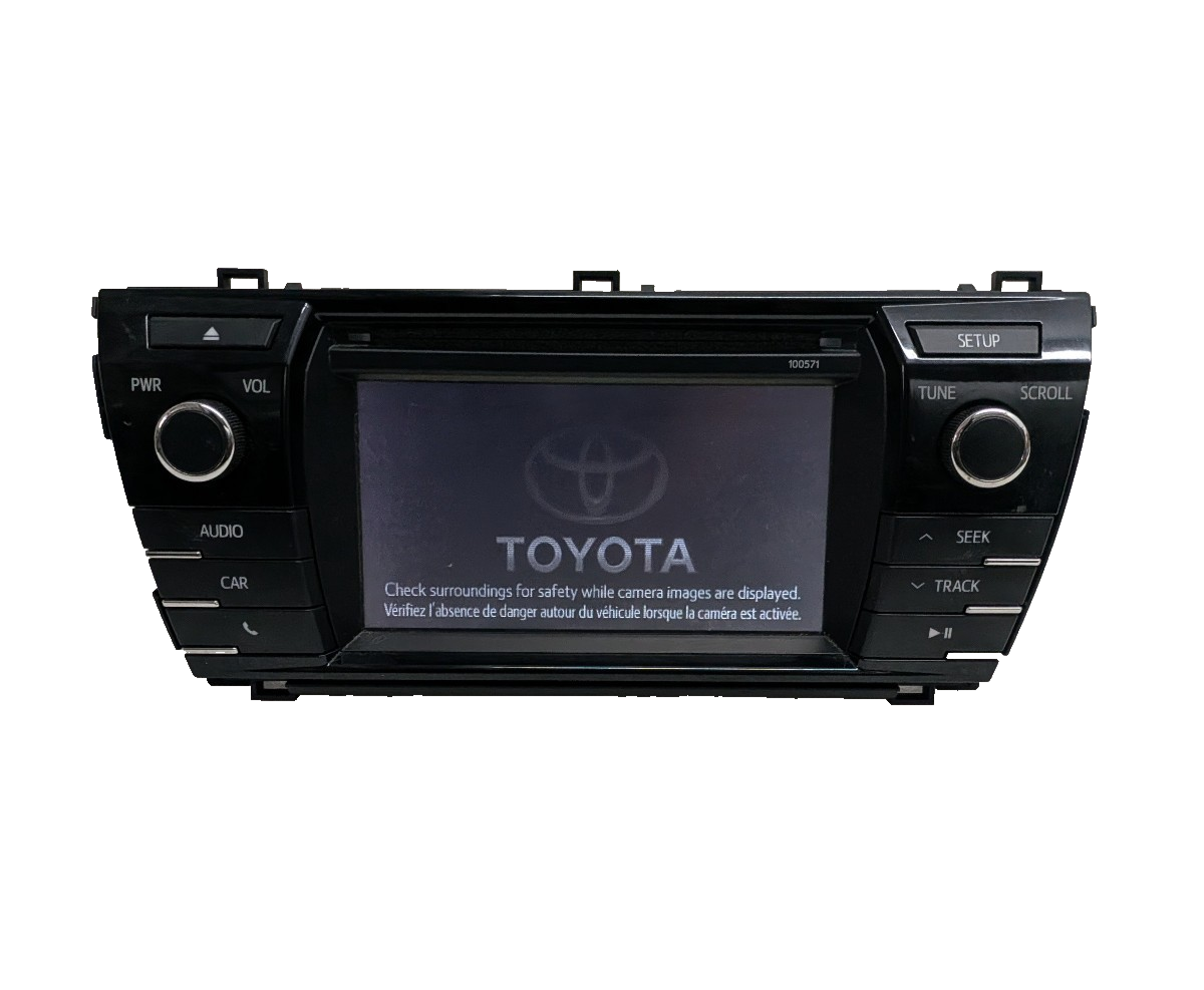 2015-2016 Toyota Corolla Radio Display Receiver AM FM CD 100571 86140-02470 OEM