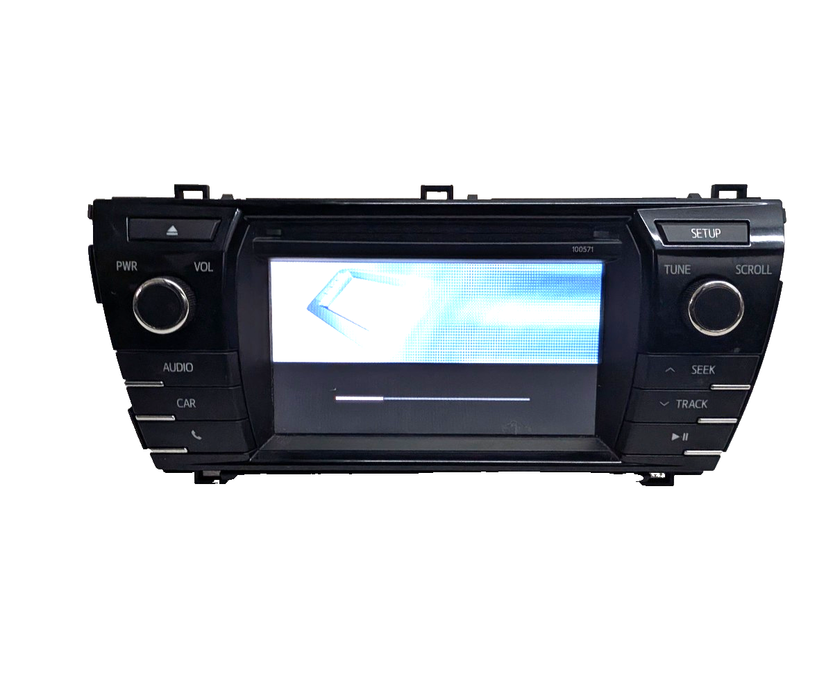 2015-2016 Toyota Corolla Radio Display Receiver AM FM CD 100571 86140-02470 OEM