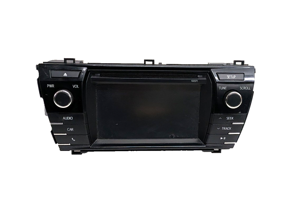 2015-2016 Toyota Corolla Radio Display Receiver AM FM CD 100571 86140-02470 OEM